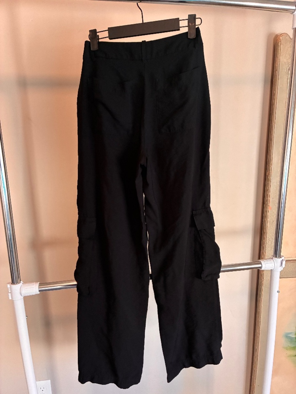 H&M silk style cargo pants size 2